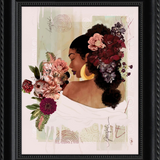 The Smell of Flowers Reminds Me Framed Art Print