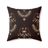 Nile Heron Collection: Faux Suede Pillow
