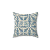 Nile Collection Throw Pillow, Modern Diasporic Art Decorative Cushion, Sophisticated Geometric Nature Patterned Home Decor