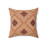 Egyptian Revival Heron Throw Pillow, Modern Diaspora Art Decor, Luxe Patterned Cushion for Elegant Living Rooms