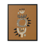 Zaria: Float Framed Matte Canvas Art