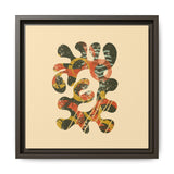The Shape of Change Float Framed Matte Canvas Art