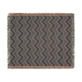 Cross Stitch Chevron Woven Heritage Style Throw