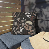 Botanical & Striped Outdoor Pillows | Cozy Garden Decor | Boho Style Cushions | Patio Accessories | Nature Inspired Gift