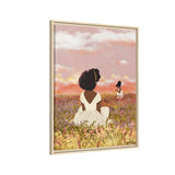 Afterglow Float Framed Matte Canvas Art