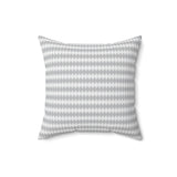Cozy Modern Houndstooth Pillow - Spun Polyester Square Cushion