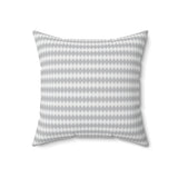 Cozy Modern Houndstooth Pillow - Spun Polyester Square Cushion