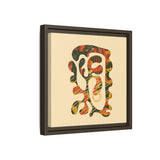 The Shape of Change Float Framed Matte Canvas Art