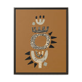 Zaria: Float Framed Matte Canvas Art