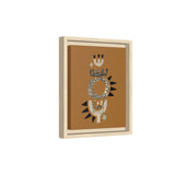 Zaria: Float Framed Matte Canvas Art