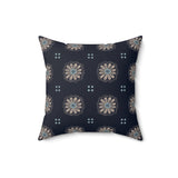 Egyptian Revival Heron Throw Pillow, Modern Diaspora Art Decor, Luxe Patterned Cushion for Elegant Living Rooms