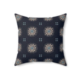 Egyptian Revival Heron Throw Pillow, Modern Diaspora Art Decor, Luxe Patterned Cushion for Elegant Living Rooms