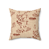 Savannah Sands: Faux Suede Pillow