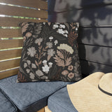 Botanical & Striped Outdoor Pillows | Cozy Garden Decor | Boho Style Cushions | Patio Accessories | Nature Inspired Gift
