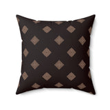 Egyptian Revival Heron Throw Pillow, Modern Diaspora Art Decor, Luxe Patterned Cushion for Elegant Living Rooms