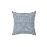 Bklyn Tea Party Sketch Throw Pillow