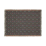 Cross Stitch Print Woven Heritage Style Throw