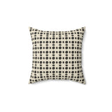 Ankara Collection: Minimalist Floral Throw Pillow, Modern Neutral Flower Pattern