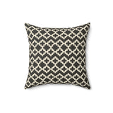 Modern Geometric Throw Pillow, Minimalist Mudcloth Inspired Cushion, Elevated Neutral Home Decor