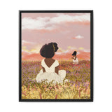 Afterglow Float Framed Matte Canvas Art