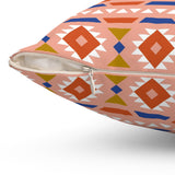African Skies Blue Pillow - Spun Polyester Square Cushion