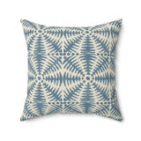 Nile Collection Throw Pillow, Modern Diasporic Art Decorative Cushion, Sophisticated Geometric Nature Patterned Home Decor