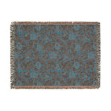 Protea Print Woven Heritage Style Throw