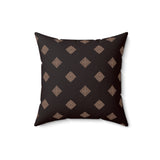 Egyptian Revival Heron Throw Pillow, Modern Diaspora Art Decor, Luxe Patterned Cushion for Elegant Living Rooms