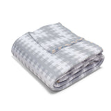 Cozy Modern Houndstooth Arctic Fleece Blanket | Cozy Home Décor for Stylish Comfort