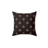 Egyptian Revival Heron Throw Pillow, Modern Diaspora Art Decor, Luxe Patterned Cushion for Elegant Living Rooms