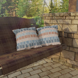 Striped Outdoor Pillows | Cozy Garden Decor | Boho Style Cushions | Patio Accessories | Nature Inspired Gift