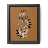 Zaria: Float Framed Matte Canvas Art