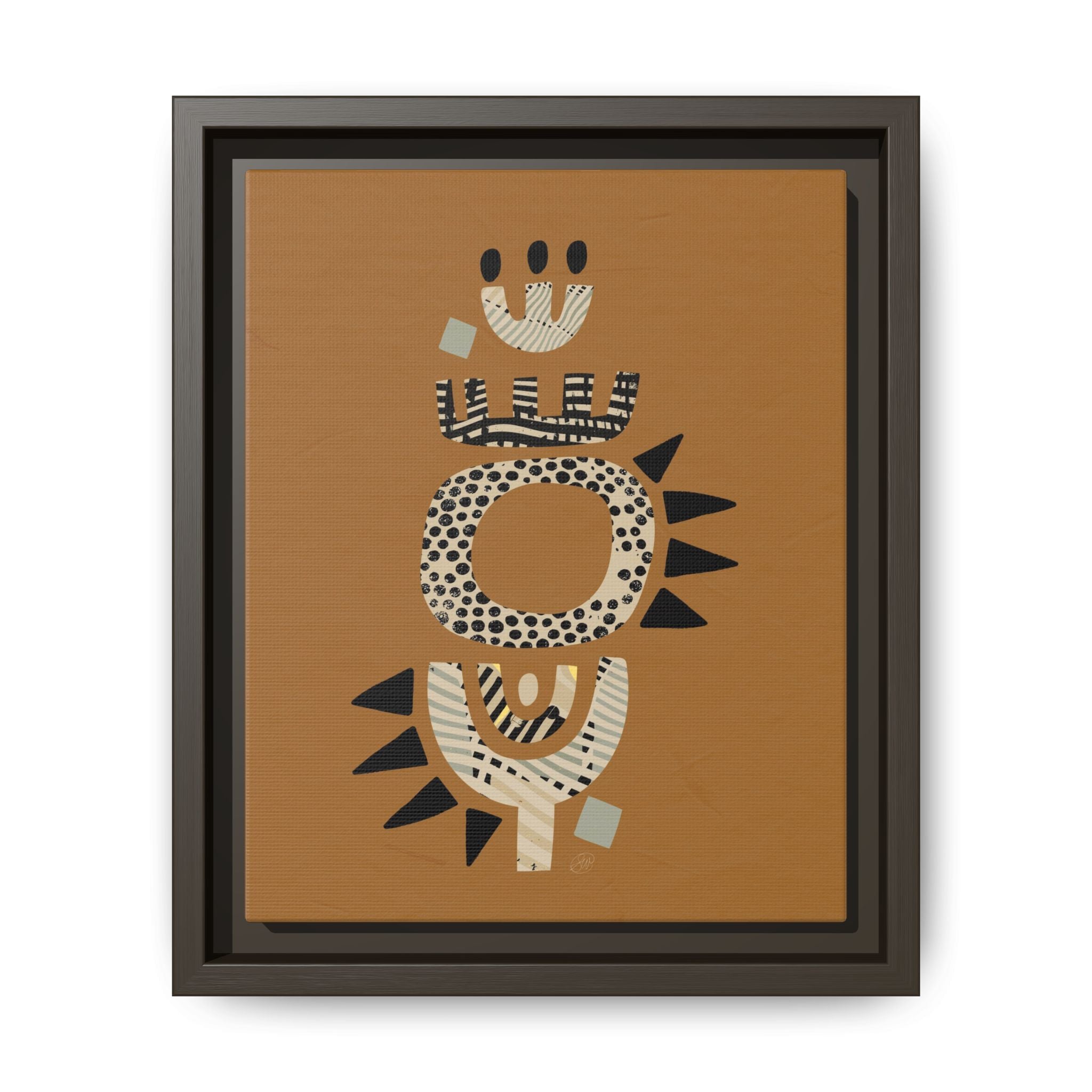 Zaria: Float Framed Matte Canvas Art