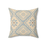 Geometric Mudcloth Inspired Throw Pillow, Modern Diasporic Accent Cushion, Earth Tone Tribal Home Decor, Premium Rectangular Pillow Cover