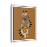 Zaria: Float Framed Matte Canvas Art
