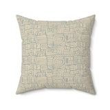 Sea Glass Collection: Poly Square Pillow