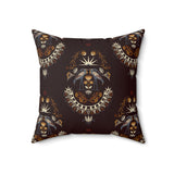 Nile Heron Collection: Faux Suede Pillow