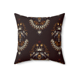 Nile Heron Collection: Faux Suede Pillow