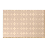 Cadence Cream Chenille Floral Rug — Washable Area Rug