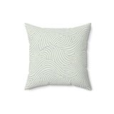 Blue Sea Glass Collection : Faux Suede Pillow