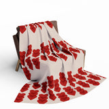 Hearts Aligned Arctic Fleece Blanket | Cozy Home Décor for Stylish Comfort