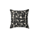 Modern Abstract Spun Polyester Square Pillow - Stylish Home Decor Accent