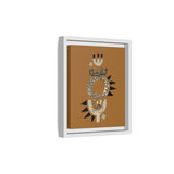 Zaria: Float Framed Matte Canvas Art