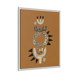 Zaria: Float Framed Matte Canvas Art