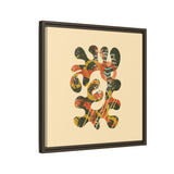 The Shape of Change Float Framed Matte Canvas Art