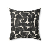 Modern Abstract Spun Polyester Square Pillow - Stylish Home Decor Accent