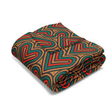 All Hearts kwanzaa Arctic Fleece Blanket | Cozy Home Décor for Stylish Comfort