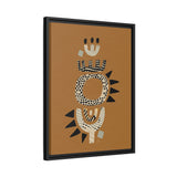 Zaria: Float Framed Matte Canvas Art