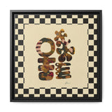 Abiola No. 1 Float Framed Matte Canvas Art