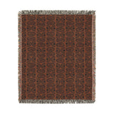 Cowries Burnt Sienna Woven Heritage Style Throw